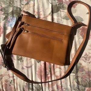 Faux leather purse